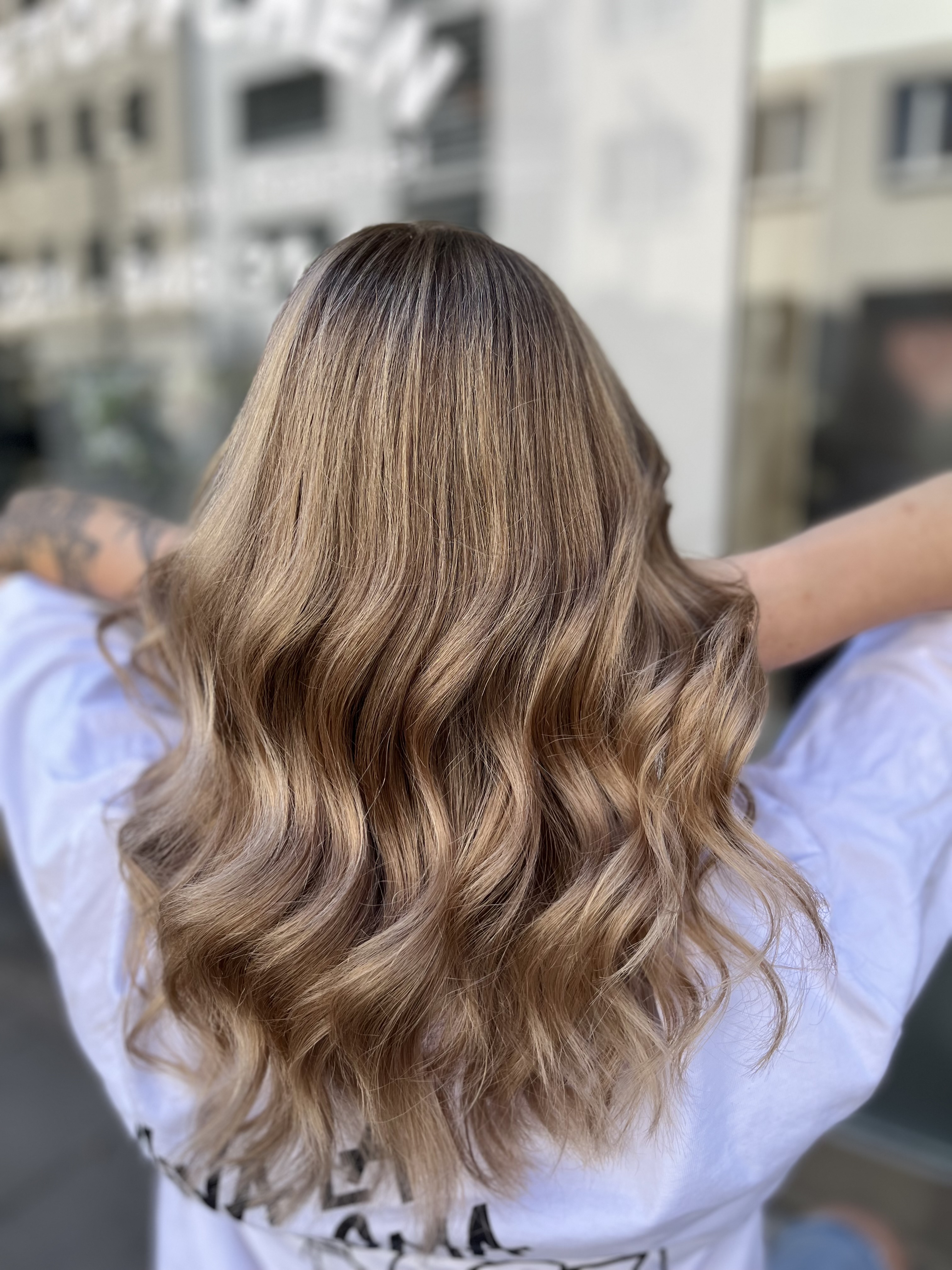 Balayage Haarfarbe